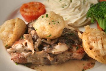 image of WILD MUSHROOM PORK TENDERLOIN