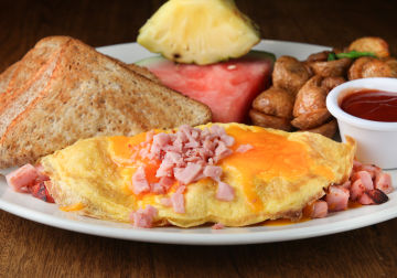 image of HAM & CHEDDAR OMELETTE