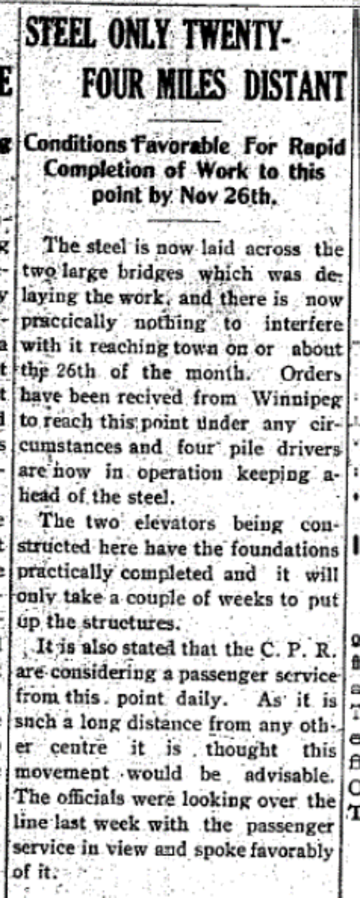 Shaunavon Standard, November 6, 1913