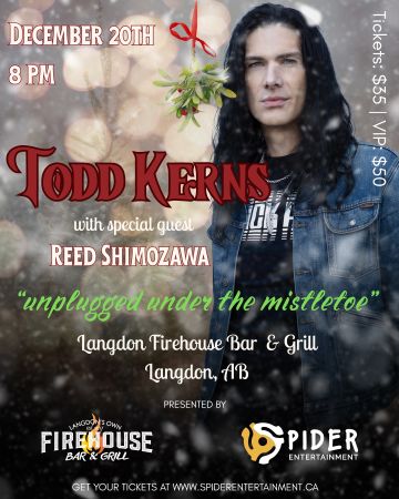 image portraying Todd Kerns  Unplugged Under The Mistletoe  *LANGDON* 