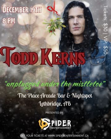image portraying Todd Kerns  Unplugged Under The Mistletoe  *LETHBRIDGE* 