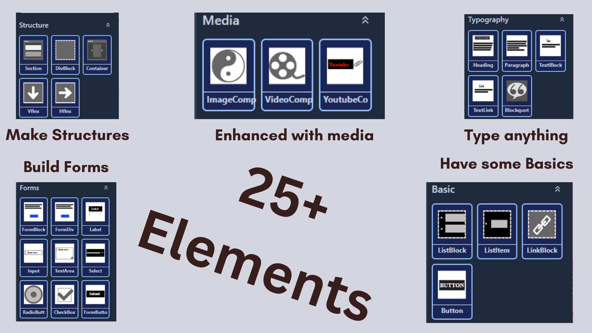 25 plus elements