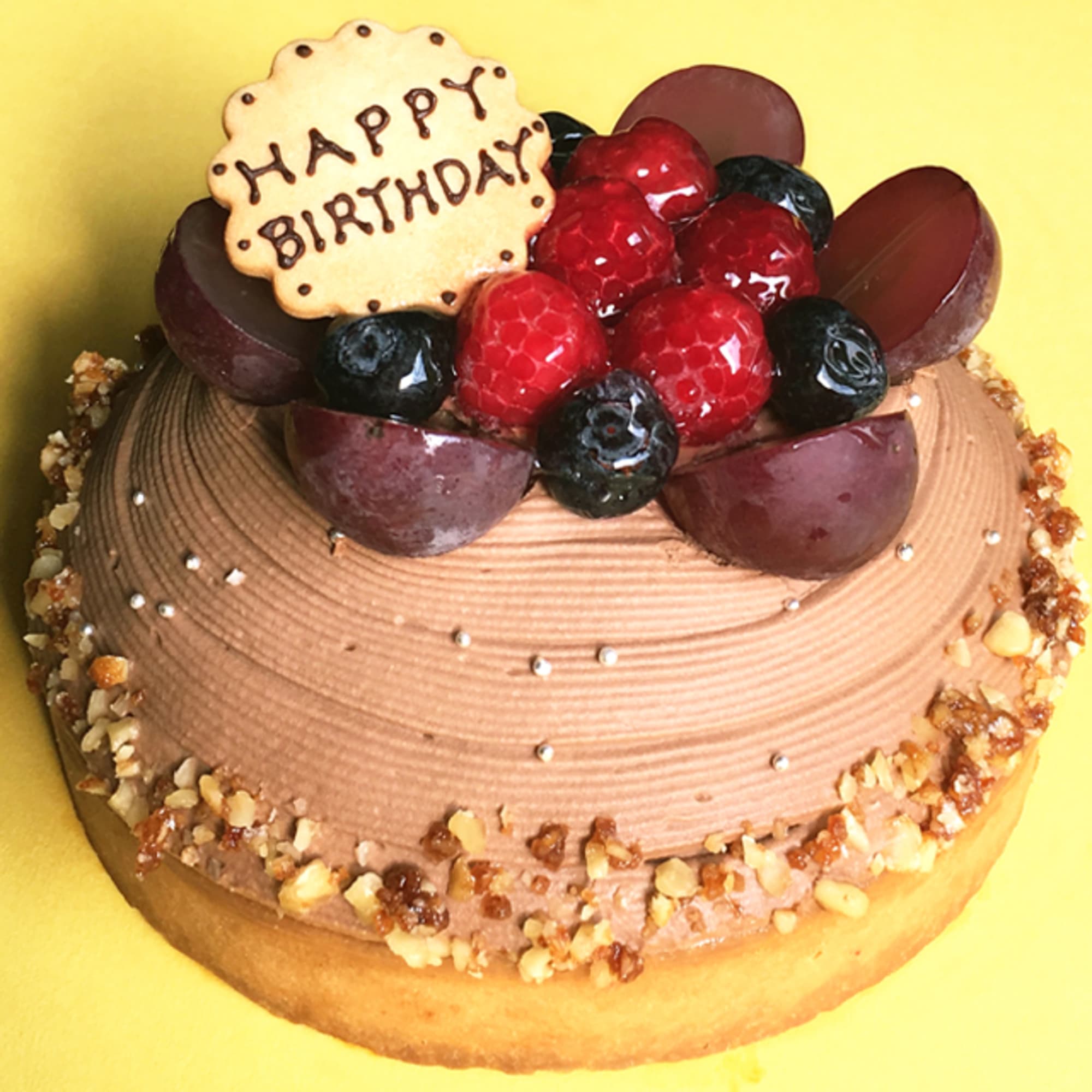 木苺のチョコレートバースデーケーキ14cm 誕生日 記念日 タルト メッセージプレート キャンドル5本付 誕生日ケーキのお店 エスキィスのプレゼント ギフト通販 Tanp タンプ