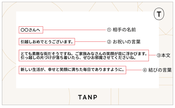 新生活を応援 引っ越し祝い に添えるメッセージの書き方は Tanp タンプ