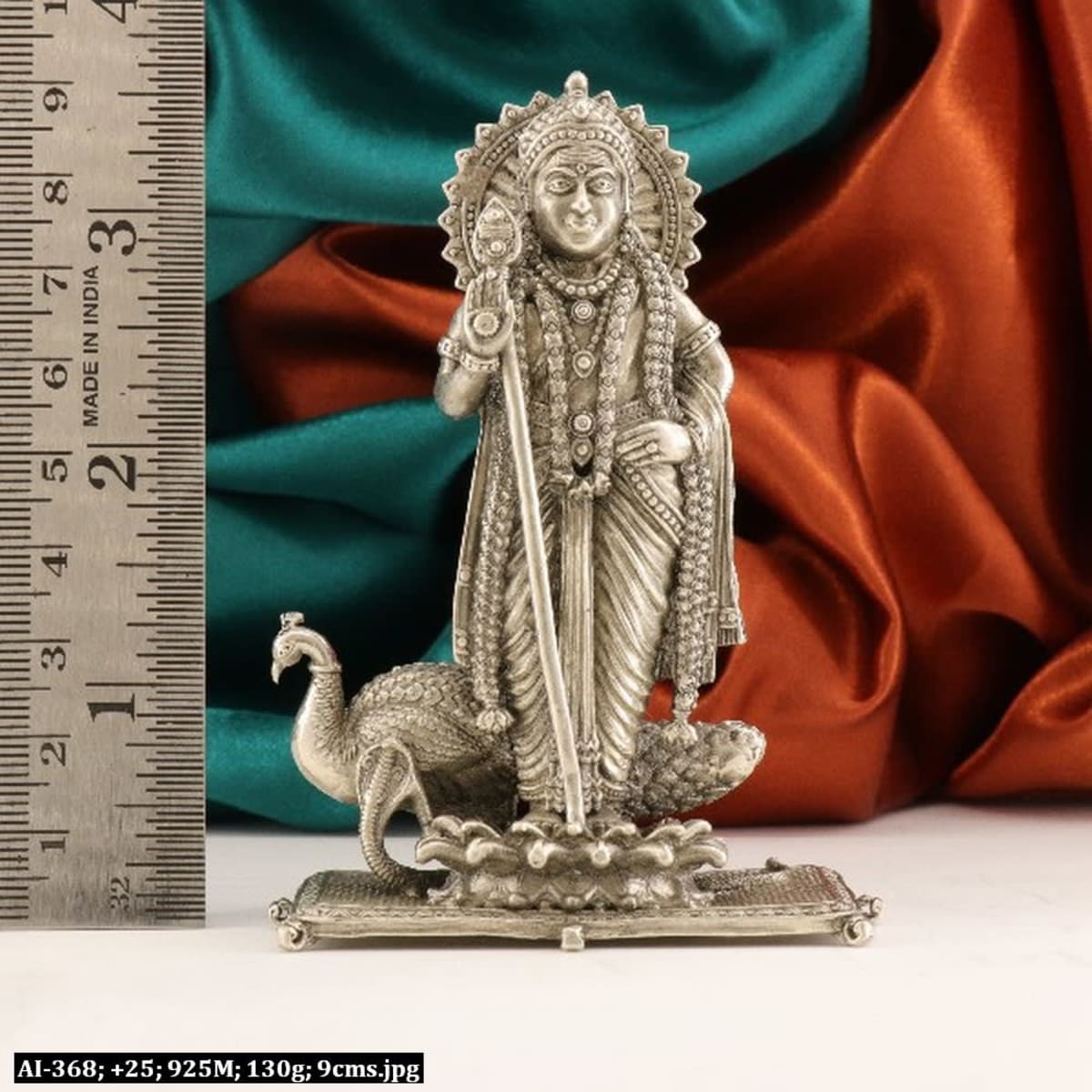 925 Silver 3d Murugan Articles Idols Ai-368