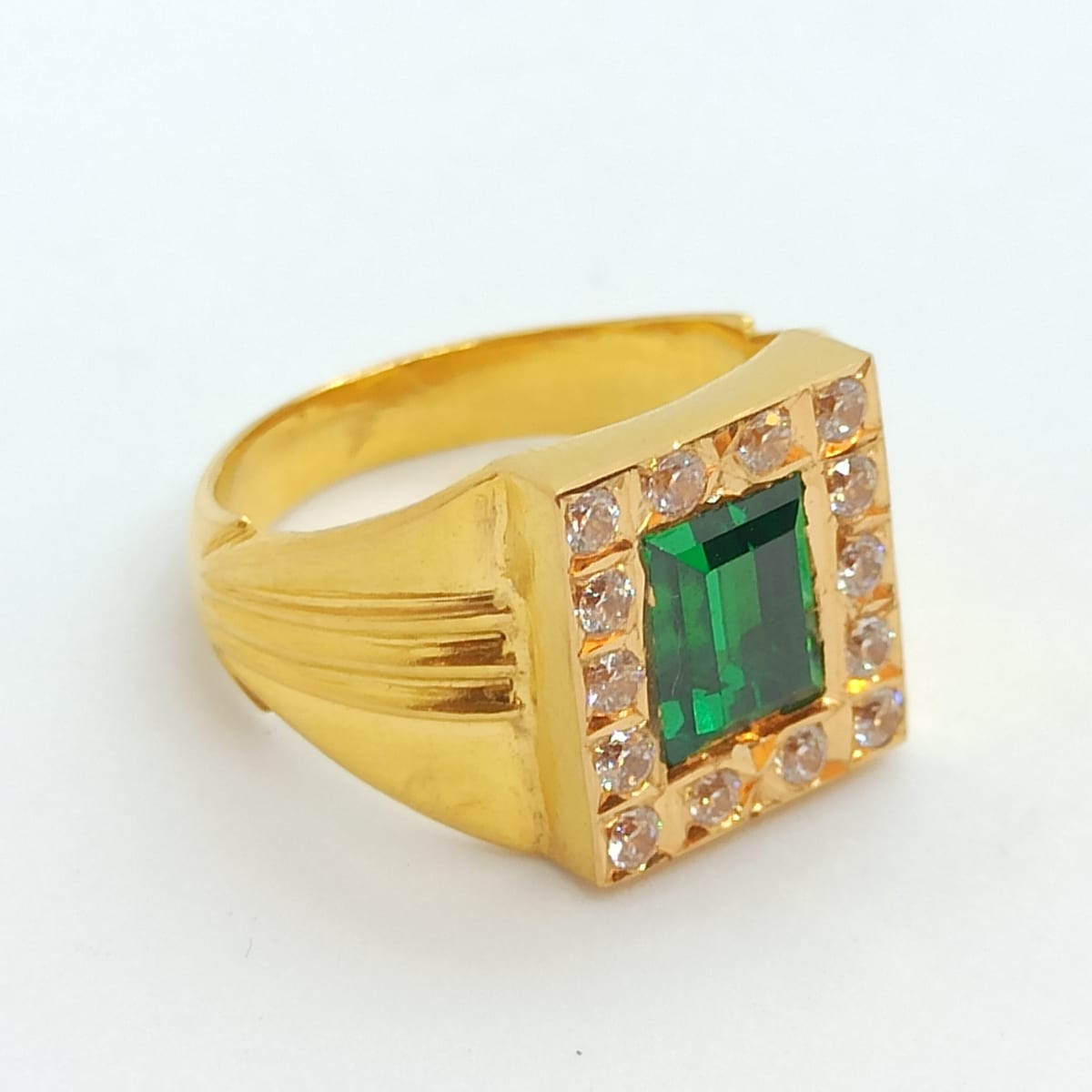 Emerald Cz Ring