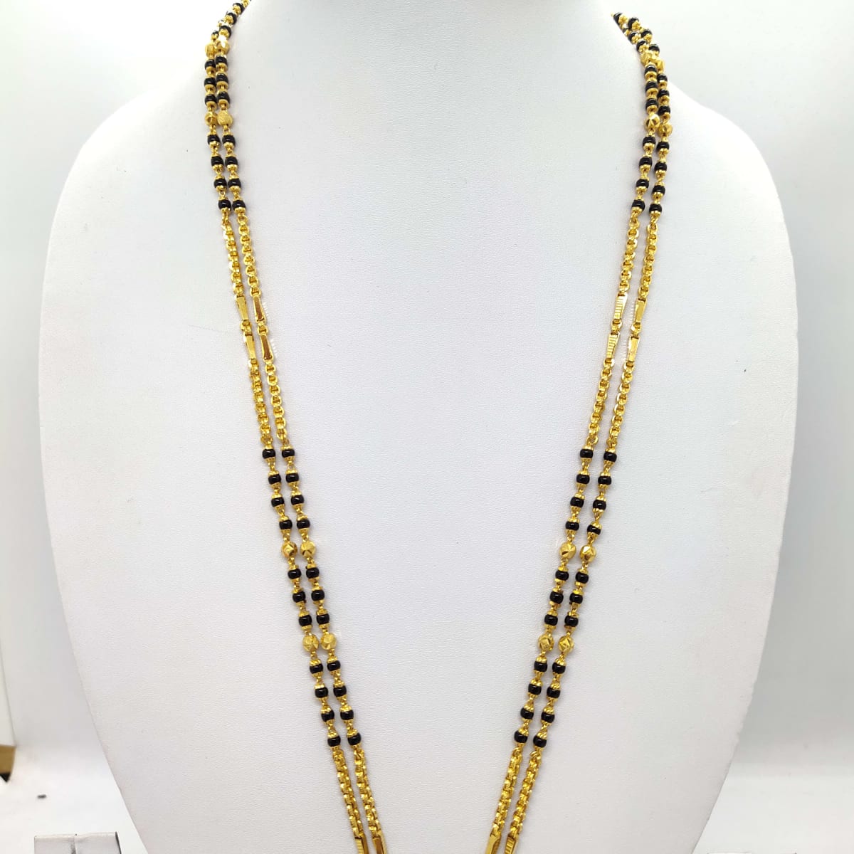 how to make double chain blackbeads at home