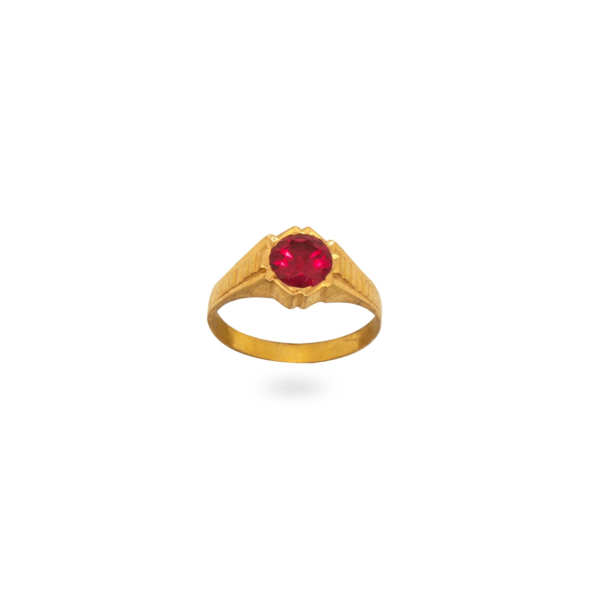 Buy Red Stone Ring Online  Tulsi Jewellers - JewelFlix