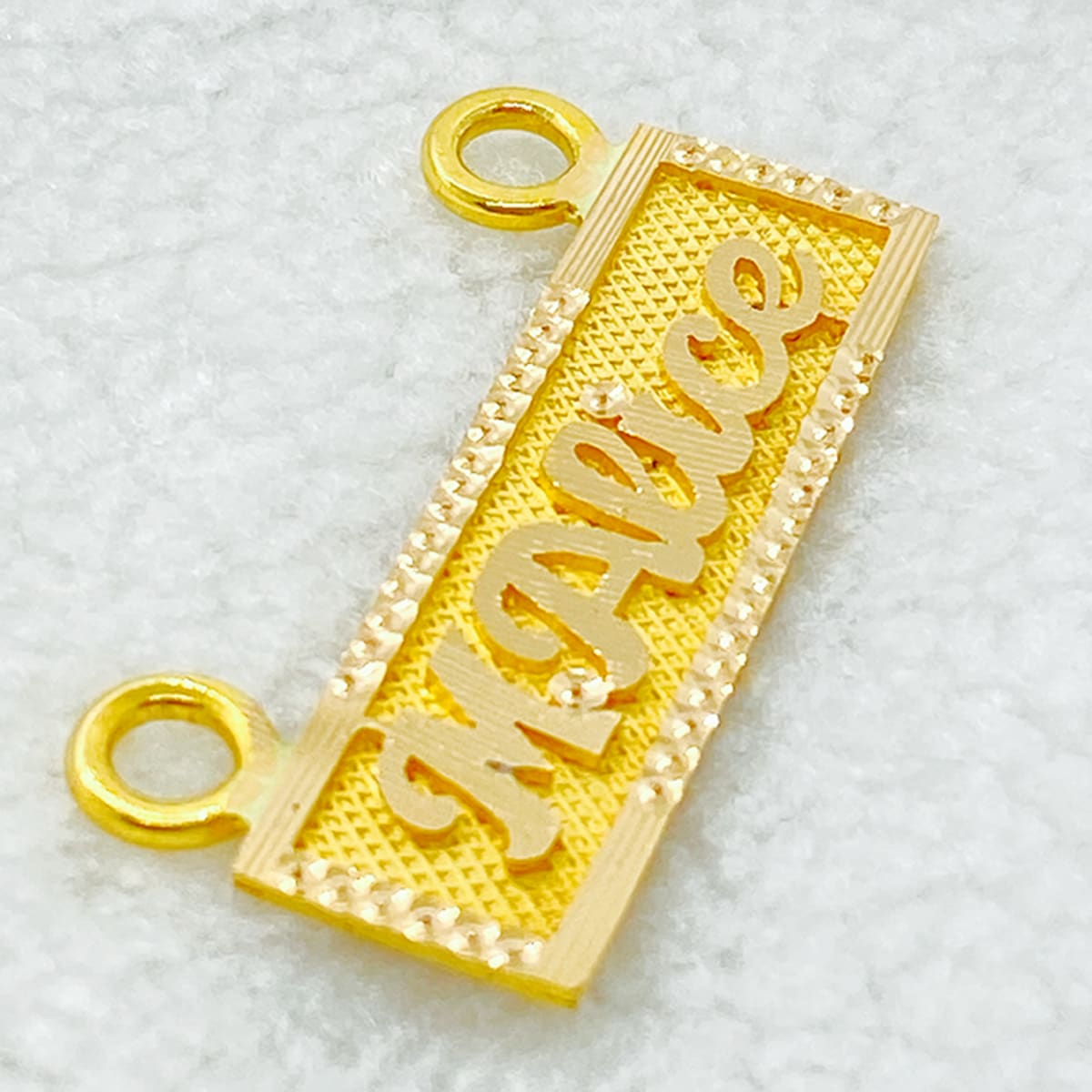 Buy Fancy Double Hooks Name Pendant Gj0220 Online Goutham Jewellers