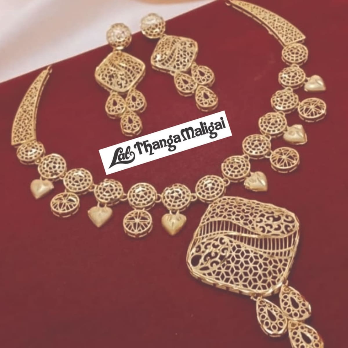 Buy Turkey Design Necklace Online Lal Thanga Maligai JewelFlix