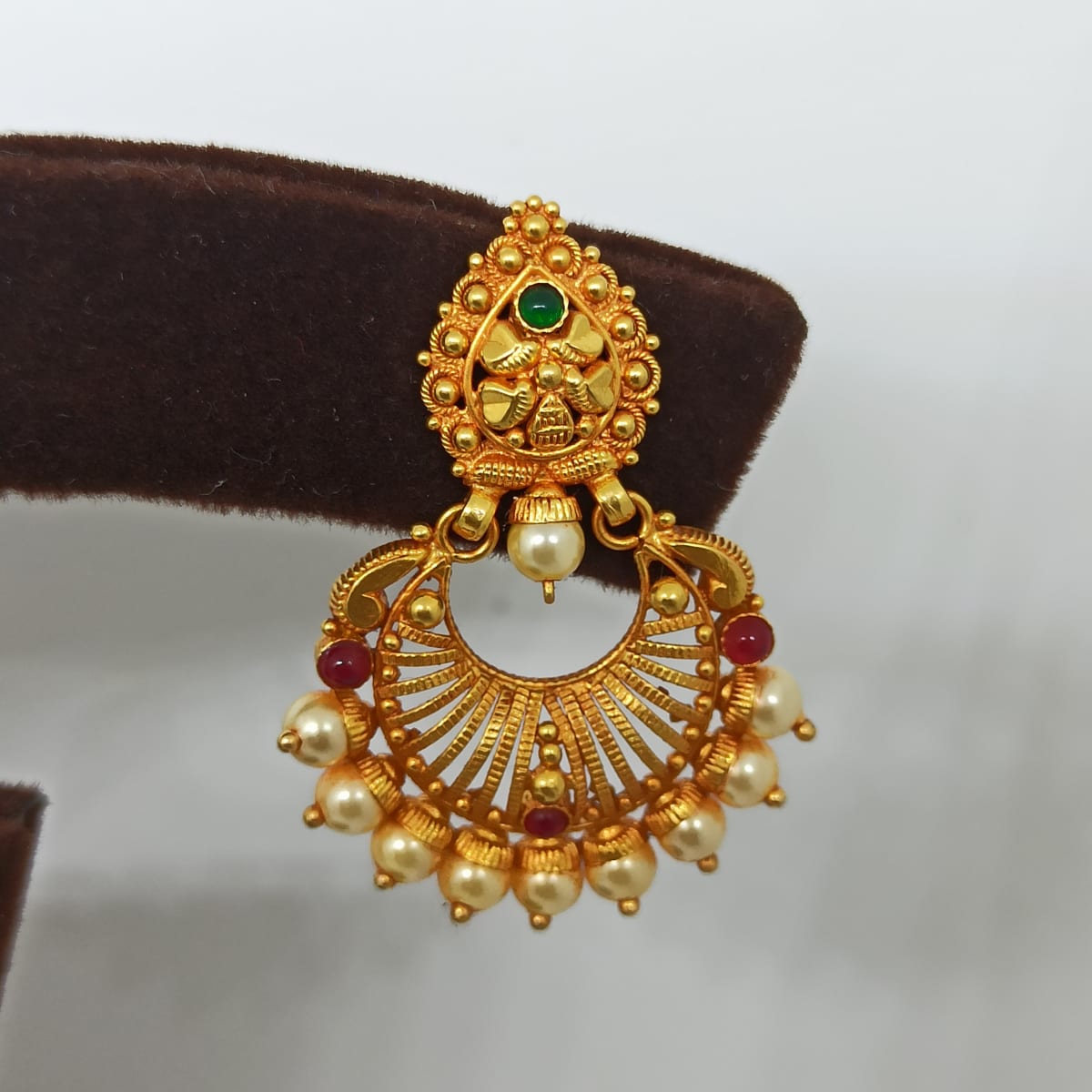 Buy Hina Antique Moti Chaandbali Online | Praveen Diamonds & Jewellery ...