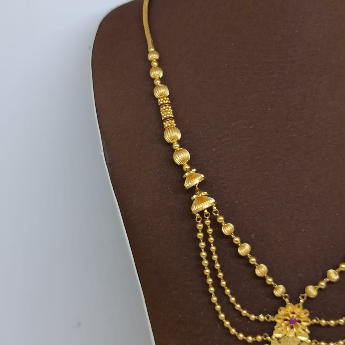 Buy Sunflower Bead Haram Online | Jk Jewellers - JewelFlix