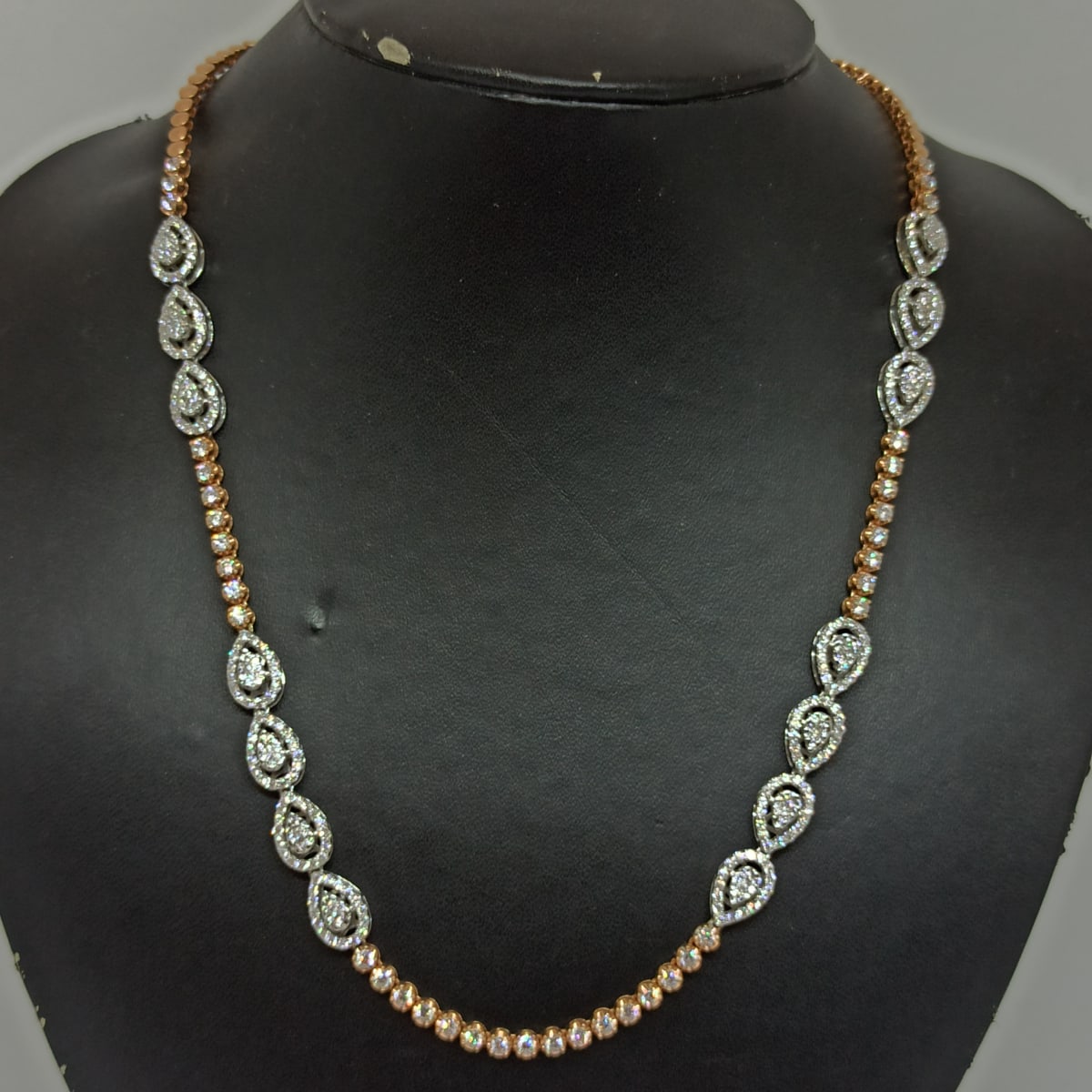 Buy Ananya Cz Necklace Online | Prakash Jewellers - JewelFlix