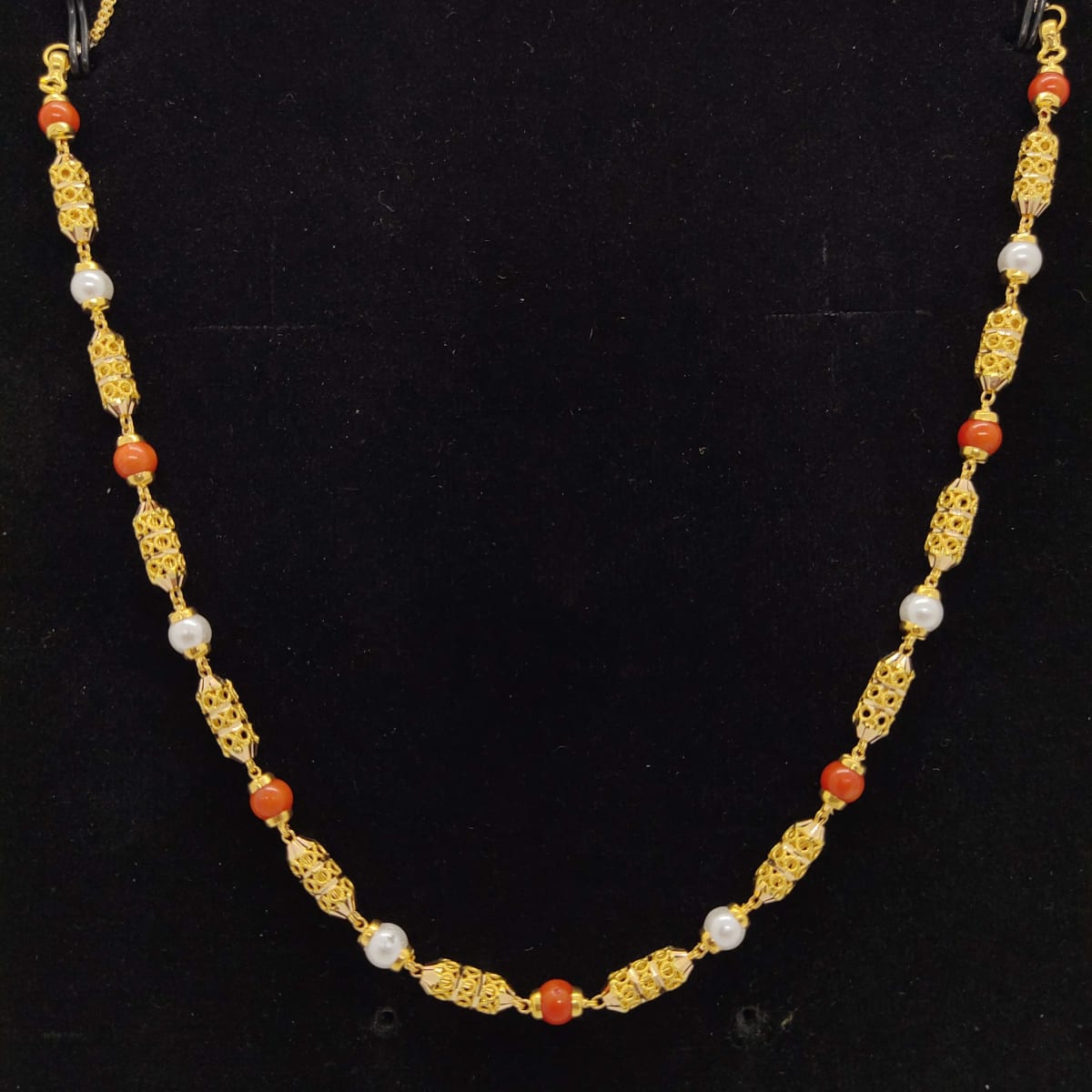 Buy Gold Bids Chain 1027 Online | Sri Pooja Jewellers - JewelFlix