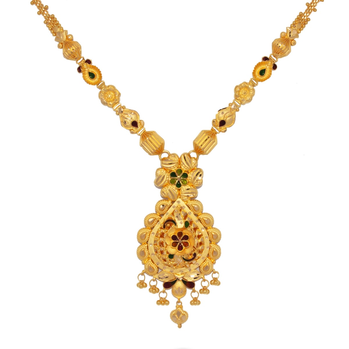 Buy Gopuram Necklace Online | Tulsi Jewellers - JewelFlix