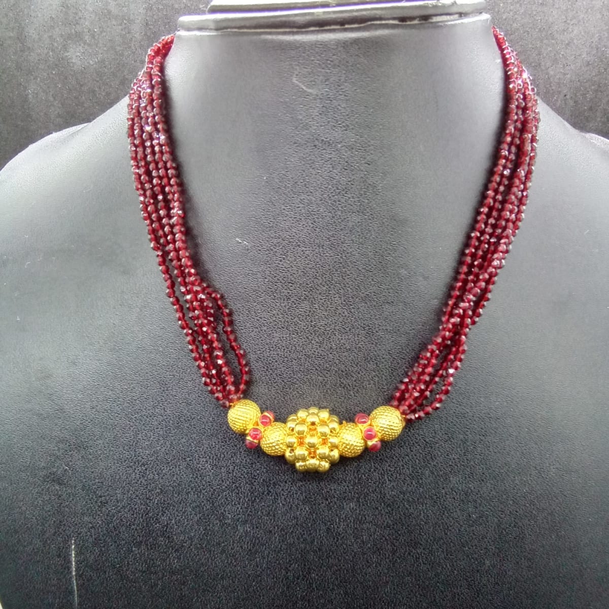 Beads designs in gold top