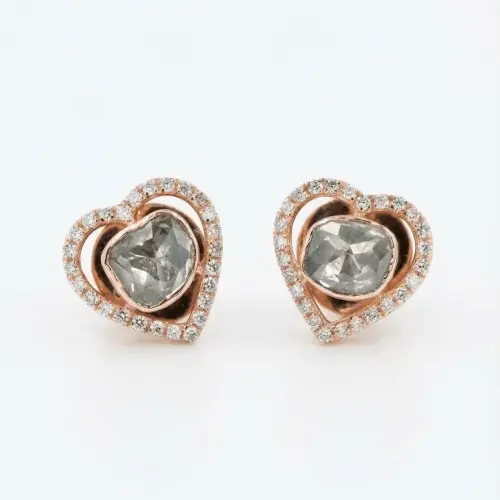 DIAMOND POLKI EARRING