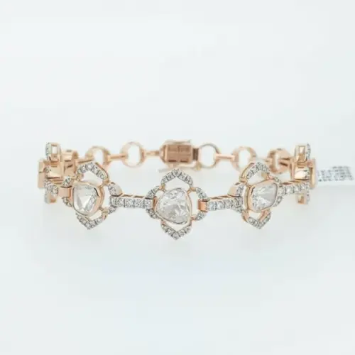DIAMOND POLKI BRACELET