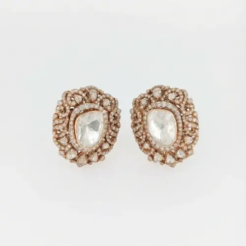 ANTIK DIAMOND POLKI EARRING