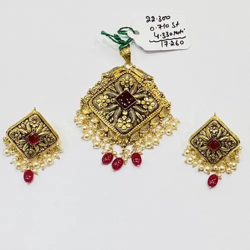 Patiala Pendent Set