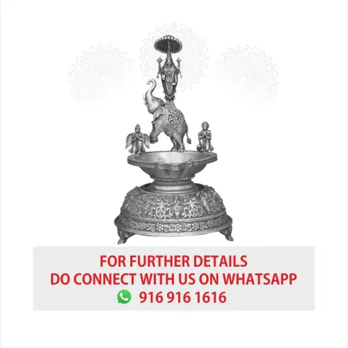3 D Balaji Deepam Silver Idol