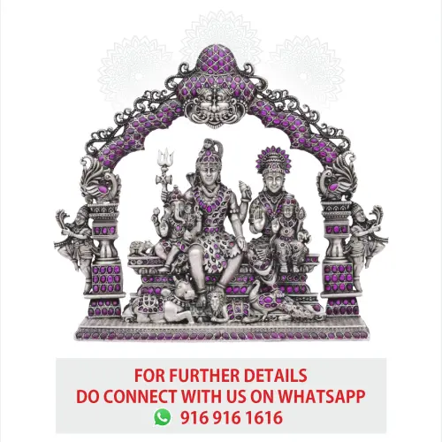 Shiv Parivar With Ruby Stone