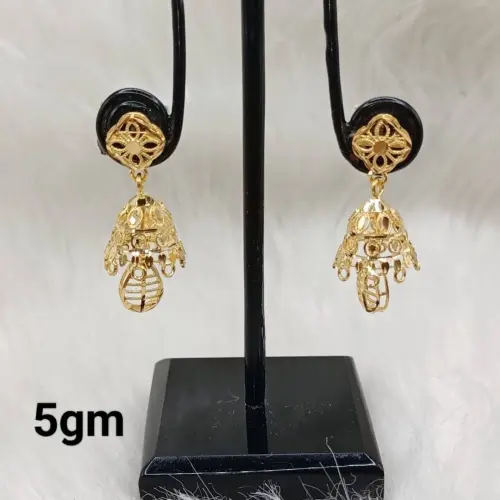 Gold Redtone Earrings