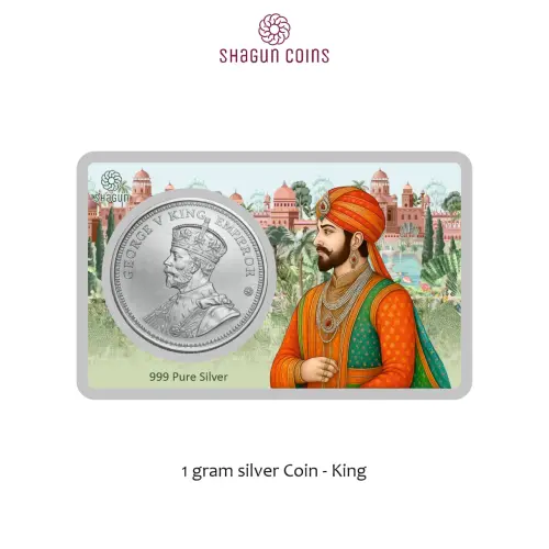 1 GRAM SILVER COIN PREMIUM - KING