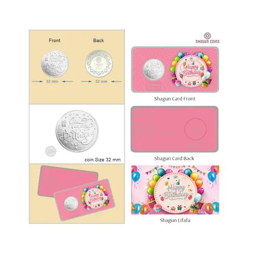 10 GRAM SILVER SHAGUN LIFAFA- BIRTHDAY