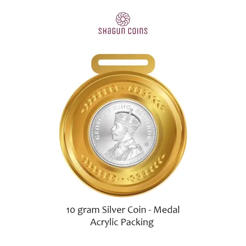 NEW SHAPE 10 GRAM SILVER COIN - STANDARD - Medal
