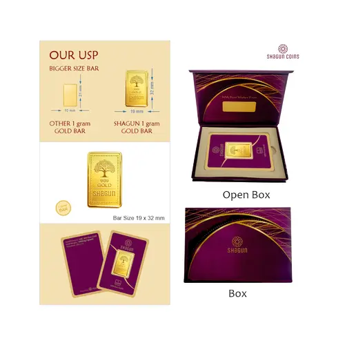 1 GARM GOLD BAR TREE