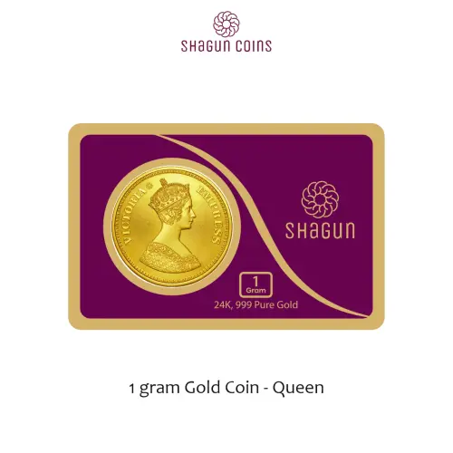 1 GRAM GOLD COIN - QUEEN
