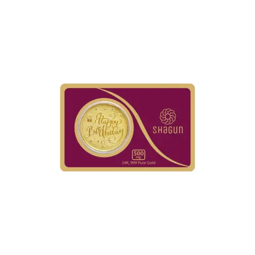 500 mg.  GOLD COIN - Birthday