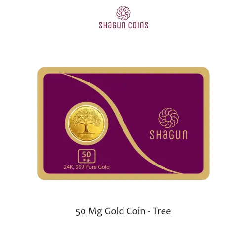 50 mg.  GOLD COIN - Tree