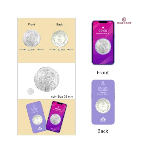 NEW SHAPE 10 GRAM SILVER COIN - STANDARD -  Mobile