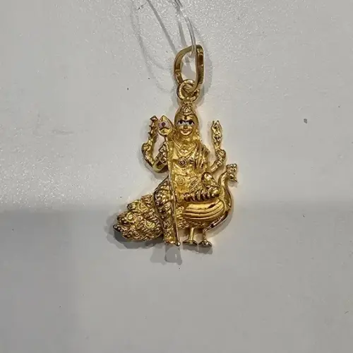 Gold Pendent Murugan
