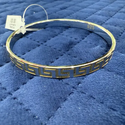 Silver Gold Coating Kada