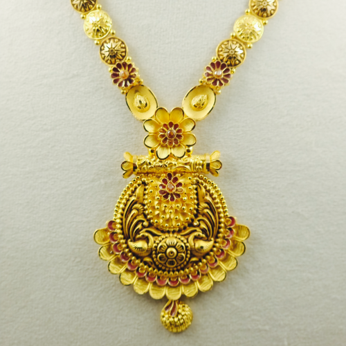 Elegant Semi Antique Peacock Haram