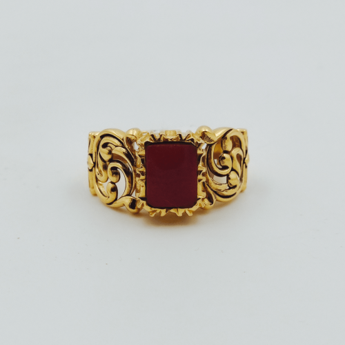 Antique Pavalam Ring