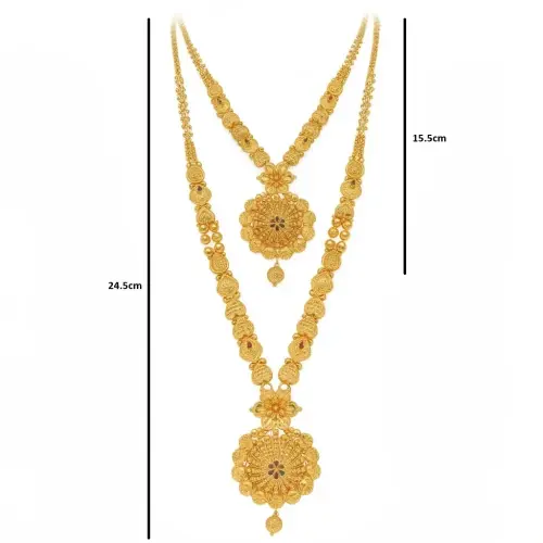 Sunflower Necklace Haram Set