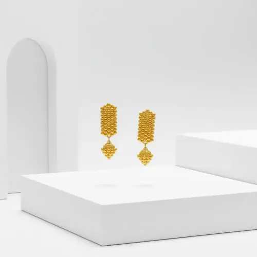 Rajkot Earrings with Jhumka