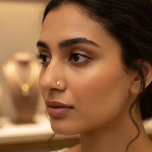 Mango Diamond Nosepin