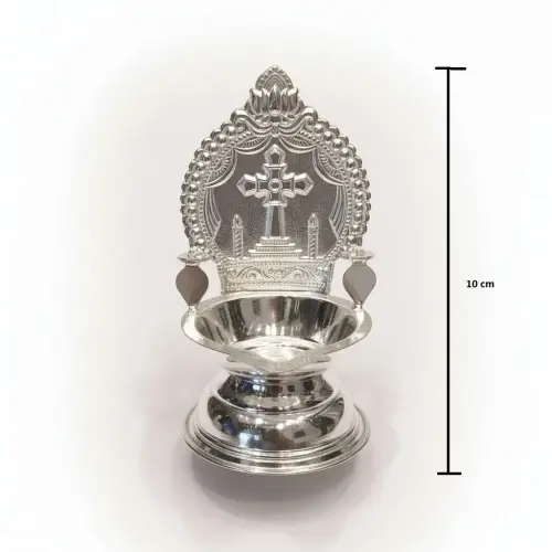 Silver Cross Lamp