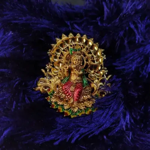 Gold Krishna Pendant