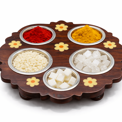 ROSEWOOD 5 BOWL STAND