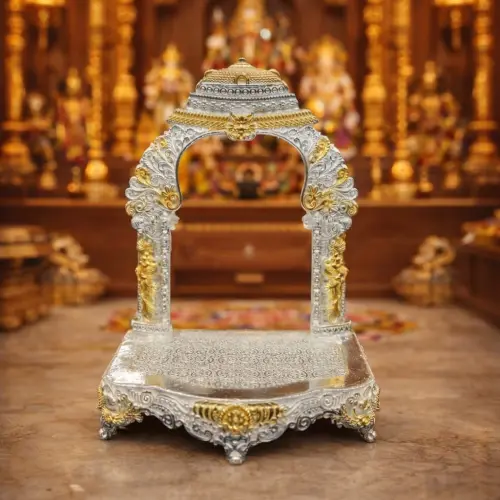 925 GOLD PLATED SIMHASANAM