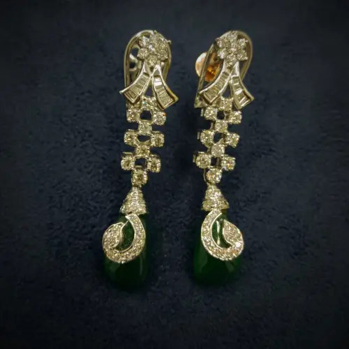 Diamond Chandelier Earrings