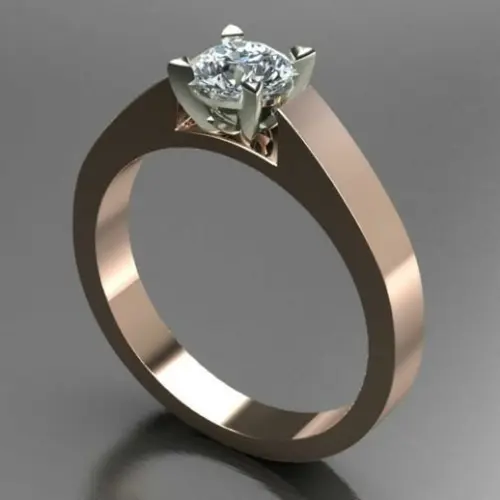 Gents Band With Diamonds