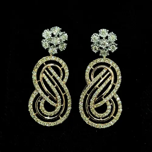 Diamond Chandelier Earrings