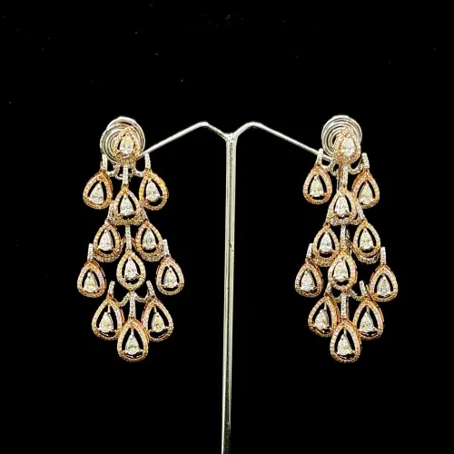 Diamond Chandelier Earrings
